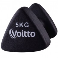 Гантель для фитнеса неопреновая треугольная Voitto 5 кг